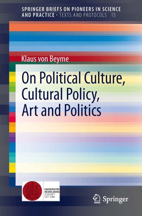 Cover image for book On Political Culture, Cultural Policy, Art and Politics