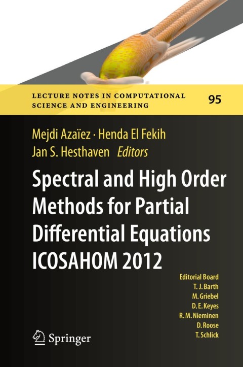 Cover image for book Spectral and High Order Methods for Partial Differential Equations - ICOSAHOM 2012