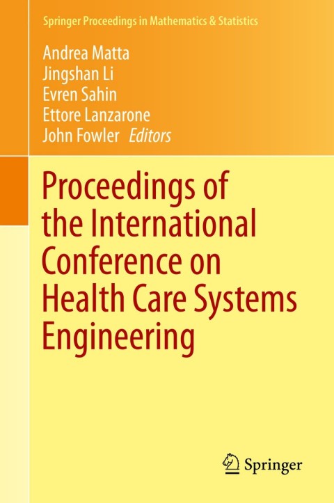 Cover image for book Proceedings of the International Conference on Health Care Systems Engineering