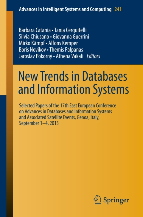 Cover image for book New Trends in Databases and Information Systems