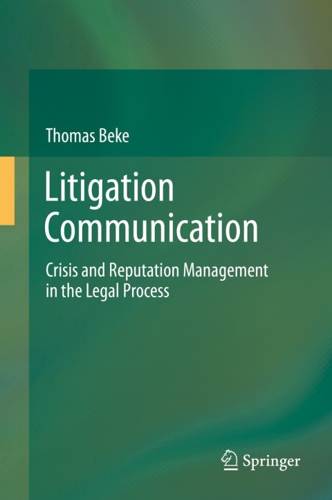Cover image for book Litigation Communication
