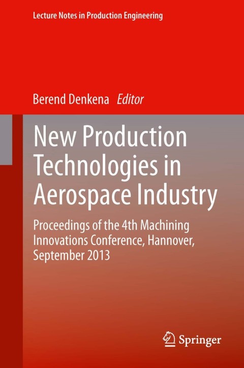 Cover image for book New Production Technologies in Aerospace Industry