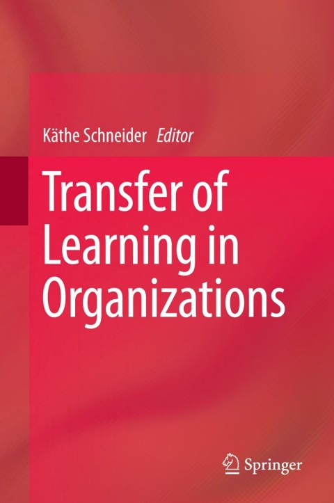 Cover image for book Transfer of Learning in Organizations