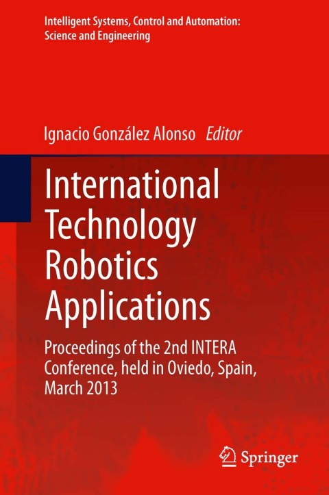 Cover image for book International Technology Robotics Applications