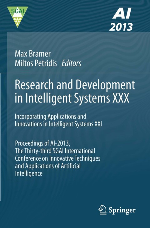 Cover image for book Research and Development in Intelligent Systems XXX