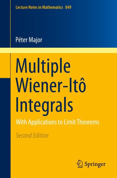 Cover image for book Multiple Wiener-Itô Integrals