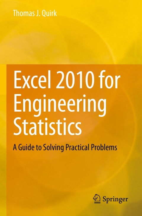 Cover image for book Excel 2010 for Engineering Statistics