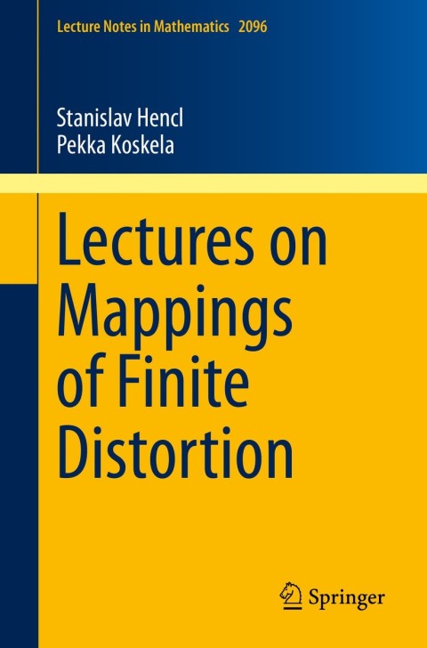Cover image for book Lectures on Mappings of Finite Distortion