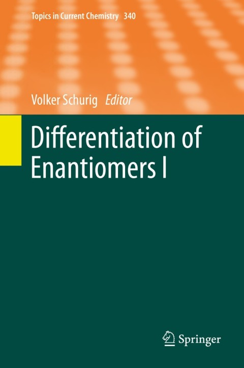 Cover image for book Differentiation of Enantiomers I