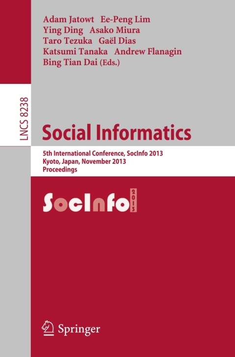 Cover image for book Social Informatics