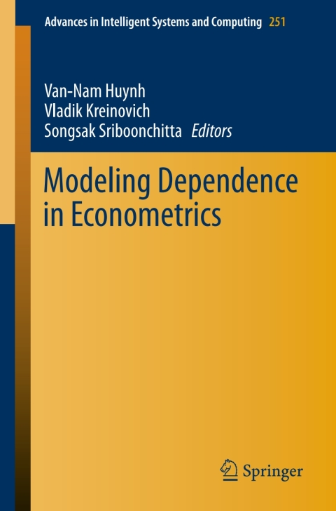 Cover image for book Modeling Dependence in Econometrics