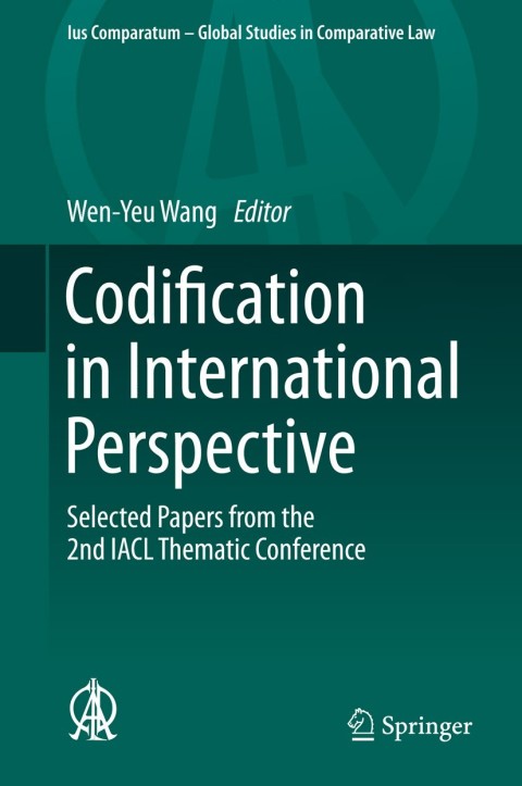 Cover image for book Codification in International Perspective