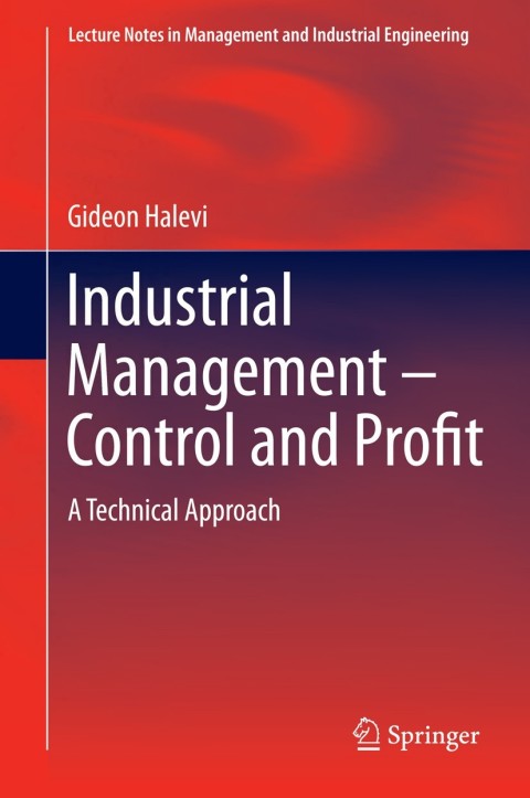Cover image for book Industrial Management- Control and Profit
