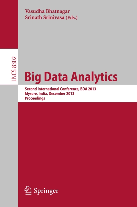 Cover image for book Big Data Analytics
