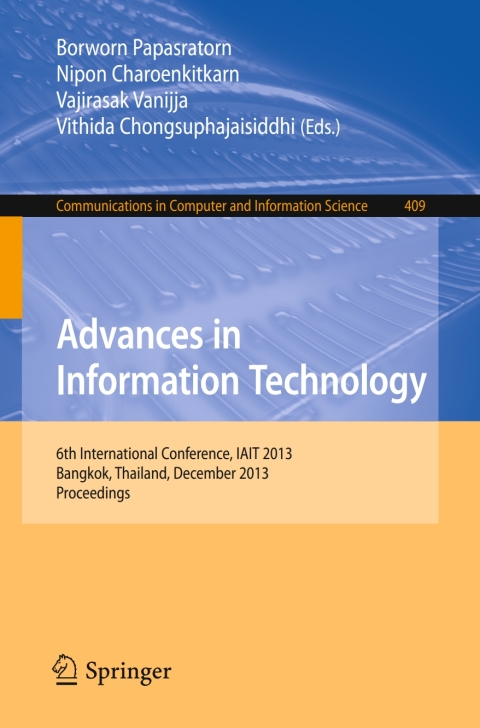 Cover image for book Advances in Information Technology