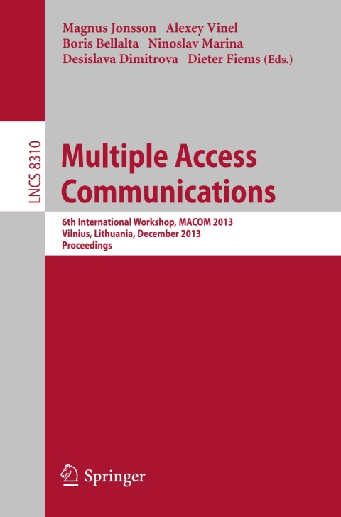 Cover image for book Multiple Access Communications