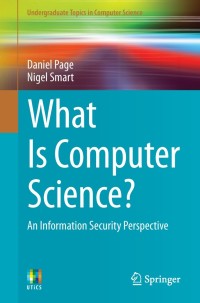 Cover image: What Is Computer Science? 9783319040417