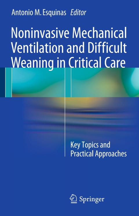 Cover image for book Noninvasive Mechanical Ventilation and Difficult Weaning in Critical Care