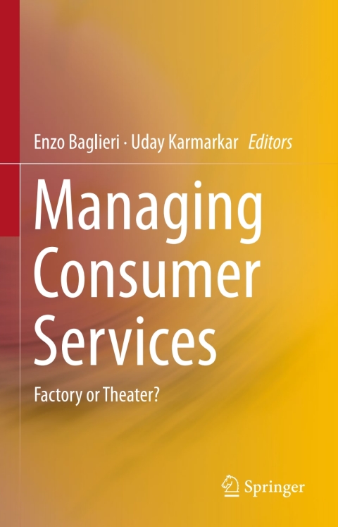 Cover image for book Managing Consumer Services