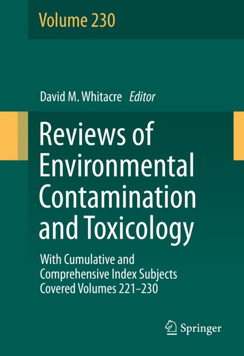 Cover image for book Reviews of Environmental Contamination and Toxicology volume