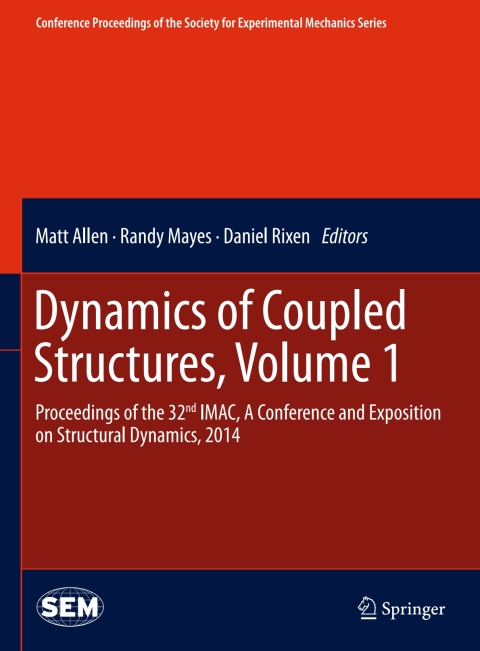 Cover image for book Dynamics of Coupled Structures, Volume 1