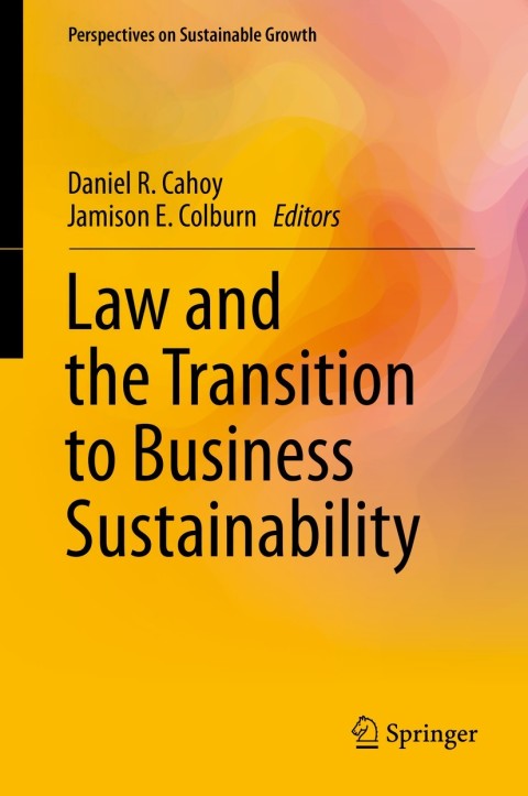 Cover image for book Law and the Transition to Business Sustainability