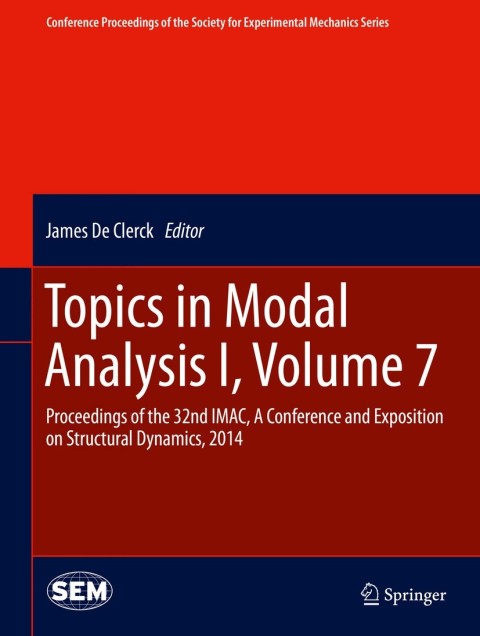 Cover image for book Topics in Modal Analysis I, Volume 7