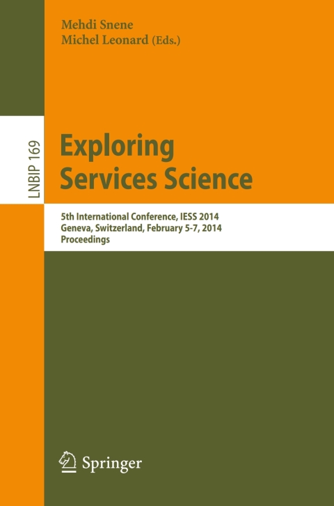 Cover image for book Exploring Services Science