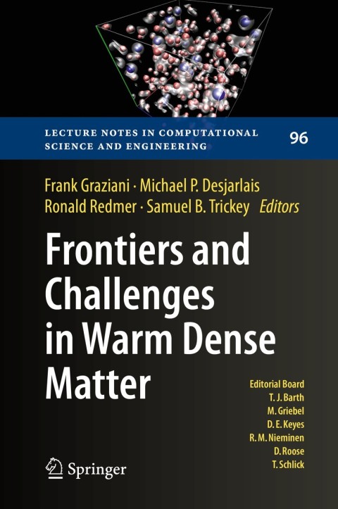 Cover image for book Frontiers and Challenges in Warm Dense Matter