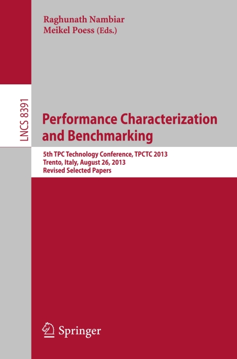 Cover image for book Performance Characterization and Benchmarking