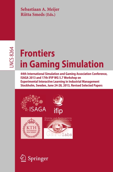 Cover image for book Frontiers in Gaming Simulation
