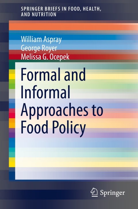 Cover image for book Formal and Informal Approaches to Food Policy