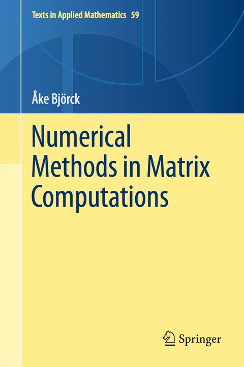 Cover image for book Numerical Methods in Matrix Computations