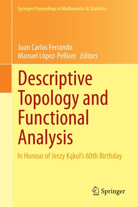 Cover image for book Descriptive Topology and Functional Analysis