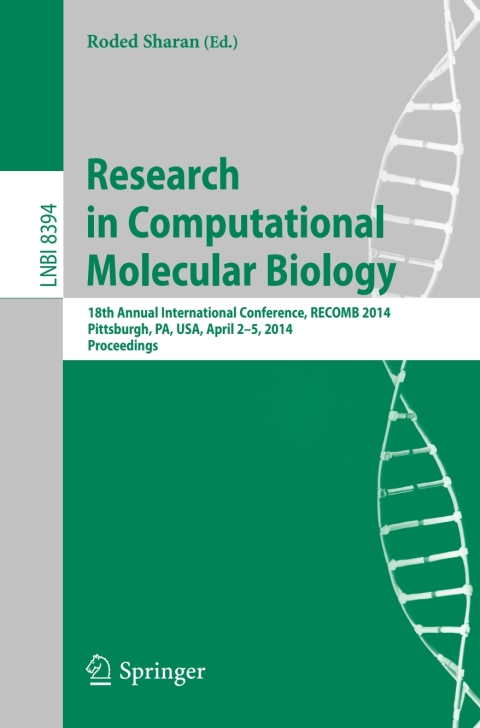 Cover image for book Research in Computational Molecular Biology