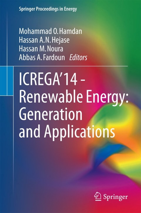 Cover image for book ICREGA’14 - Renewable Energy: Generation and Applications