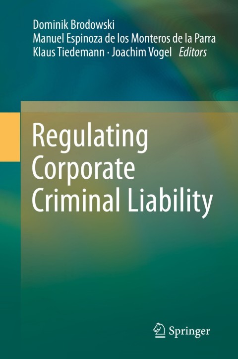 Cover image for book Regulating Corporate Criminal Liability