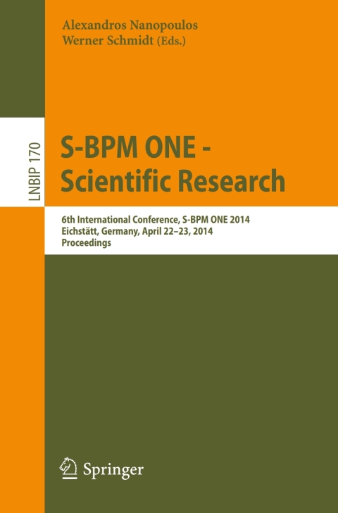 Cover image for book S-BPM ONE -- Scientific Research