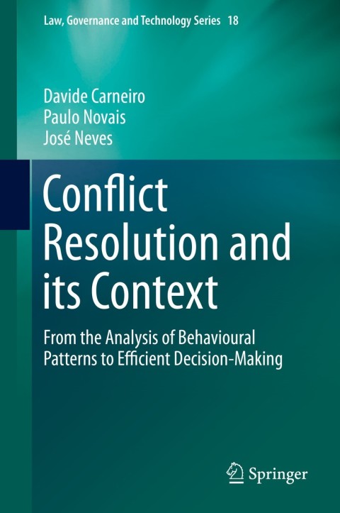 Cover image for book Conflict Resolution and its Context