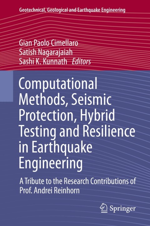 Cover image for book Computational Methods, Seismic Protection, Hybrid Testing and Resilience in Earthquake Engineering