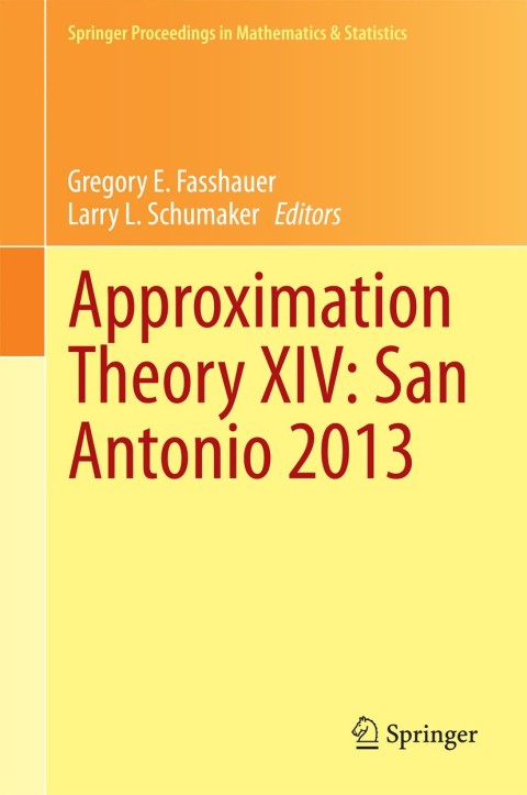 Cover image for book Approximation Theory XIV: San Antonio 2013