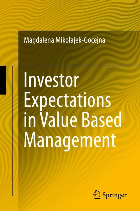 Cover image for book Investor Expectations in Value Based Management