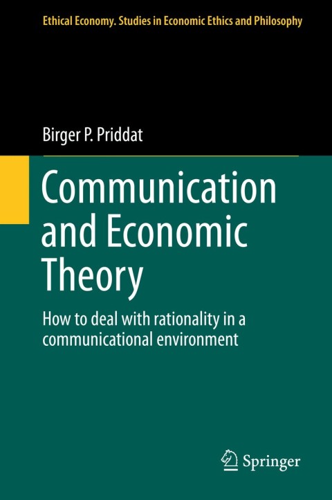 Cover image for book Communication and Economic Theory
