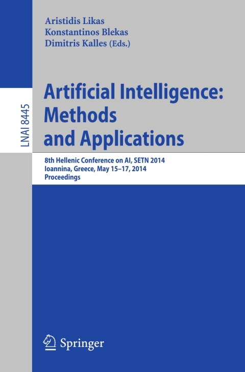 Cover image for book Artificial Intelligence: Methods and Applications