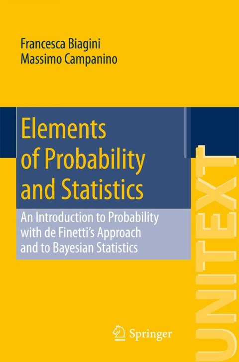 Cover image for book Elements of Probability and Statistics