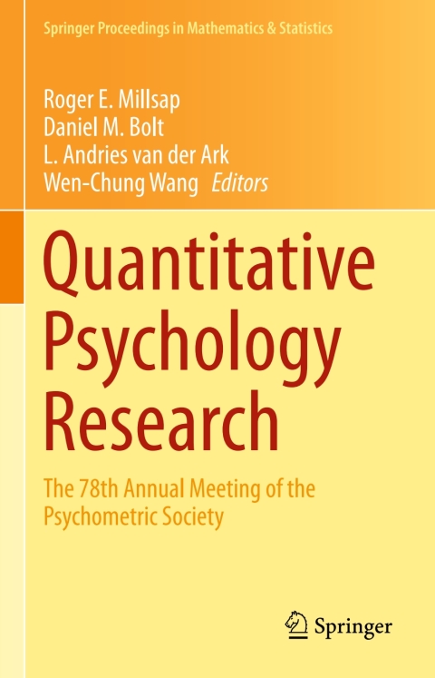 Cover image for book Quantitative Psychology Research
