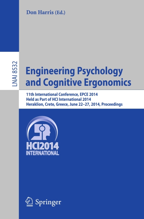 Cover image for book Engineering Psychology and Cognitive Ergonomics
