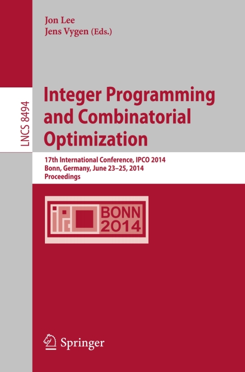 Cover image for book Integer Programming and Combinatorial Optimization