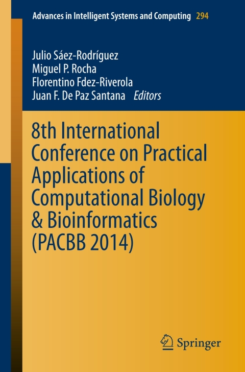 Cover image for book 8th International Conference on Practical Applications of Computational Biology & Bioinformatics (PACBB 2014)