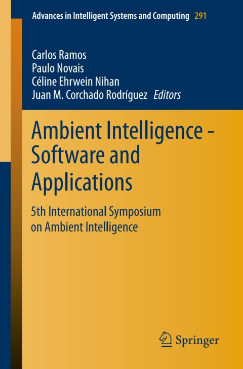Cover image for book Ambient Intelligence - Software and Applications